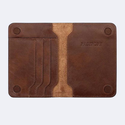 The JetSetter Leather Passport Cover